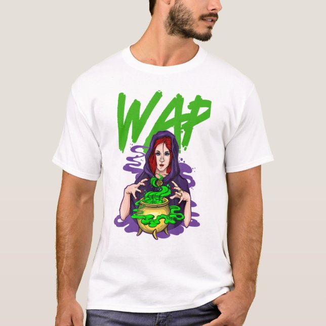 Camiseta Spooky Witches And Potions Wap Costume For Hallowe (Anverso)