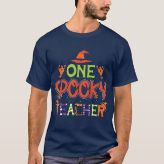 Camiseta Spookyeacher Halloween vintage
