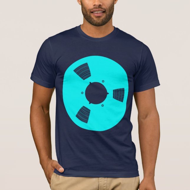 Camiseta Spool de cintas de grabación (Anverso)