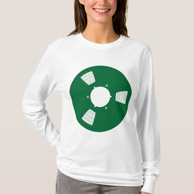 Camiseta Spool de cintas de grabación (Anverso)