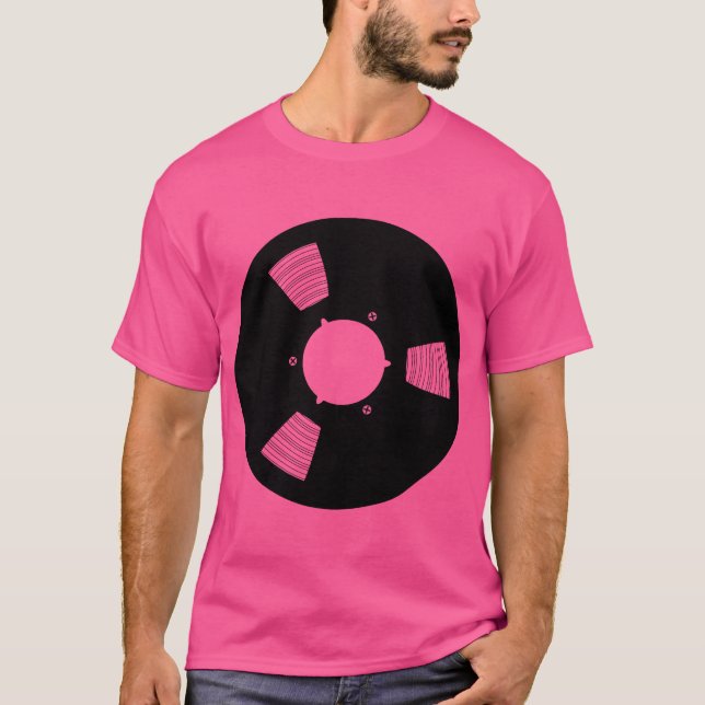 Camiseta Spool de cintas de grabación (Anverso)