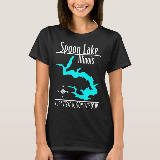 Camiseta Spoon Lake Illinois (Anverso)