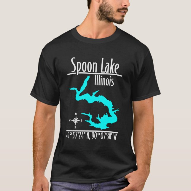 Camiseta Spoon Lake Illinois (Anverso)