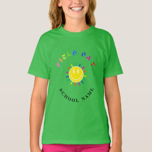 Camiseta Sport Field Day Color rojo verde azul Equipo C