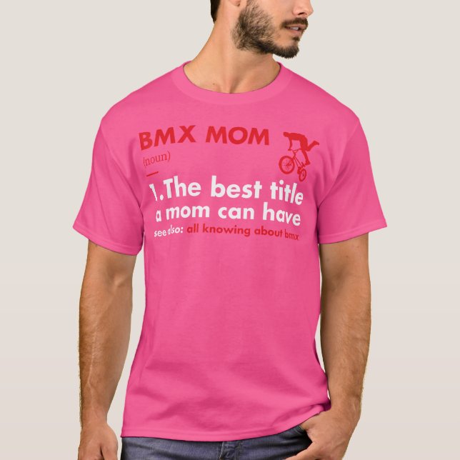 Camiseta Sport Mom Definition Bmx (Anverso)