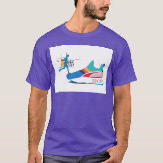 Camiseta Sport Shoe with Runner Silhouette friend friends