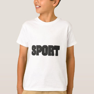 Camiseta Sport Typography Design in Dimpled Rubber Texture