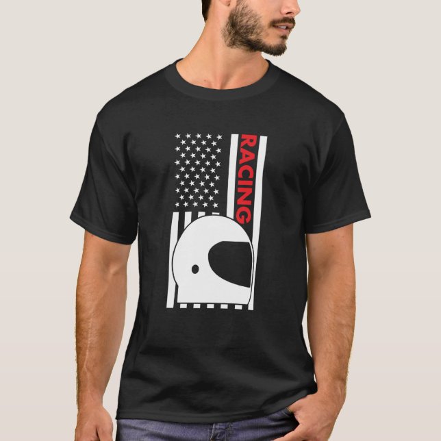 Camiseta Sport Us Flag Racing (Anverso)