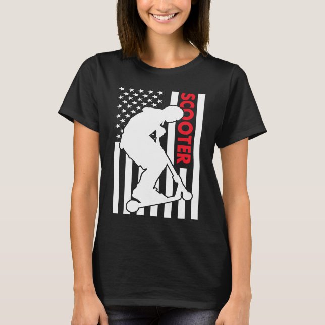 Camiseta Sport Us Flag Scooter 1 (Anverso)