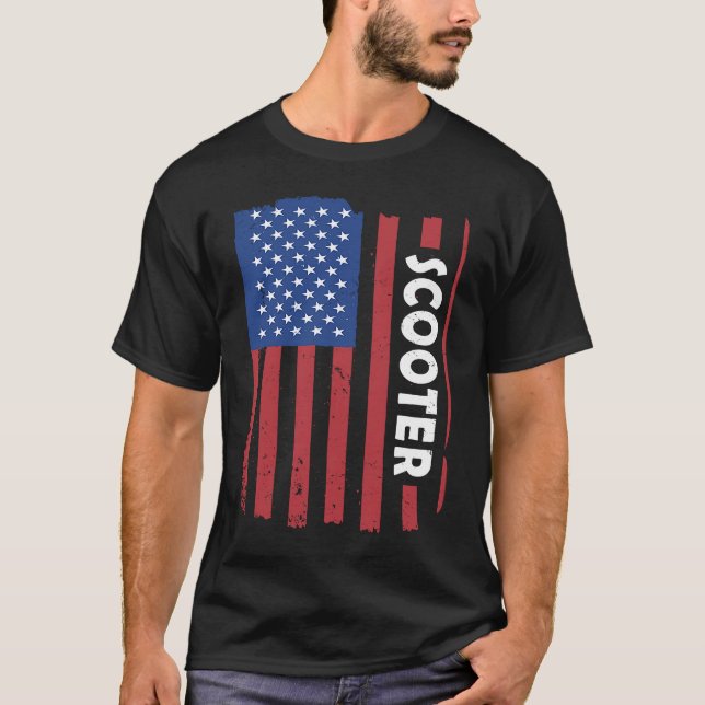 Camiseta Sport Us Flag Scooter 3 (Anverso)