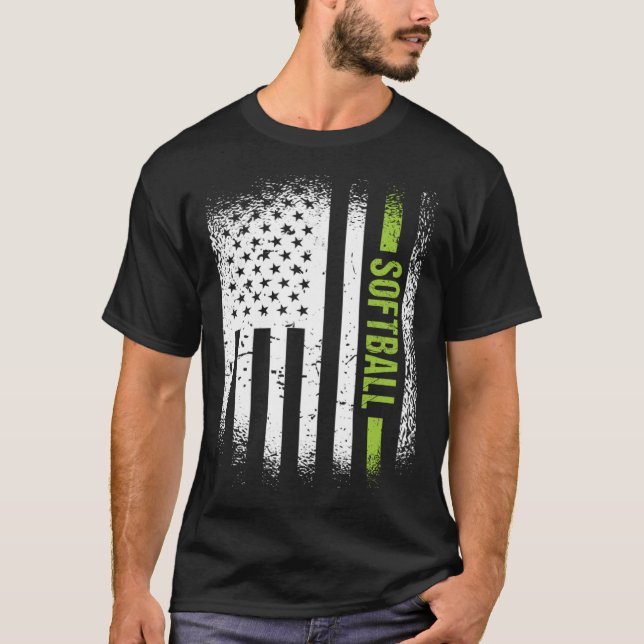 Camiseta Sport Us Flag Softball (Anverso)