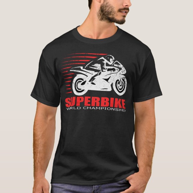 Camiseta Sportbike Racing Motorcycle funny (Anverso)