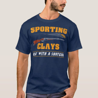 Camiseta Sporting Clays Golf con arcilla de escopeta