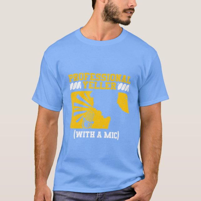 Camiseta Sports Announcer Commentator Professional Yeller f (Anverso)