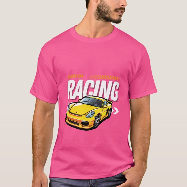 Camiseta Sports Car Racing T-Shirt (Anverso)