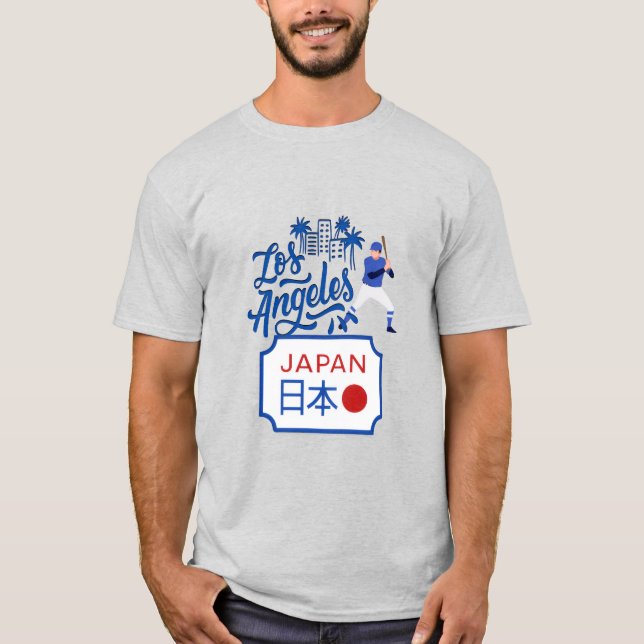 Camiseta Sports Infusion Los Angeles - Japan Baseball (Anverso)