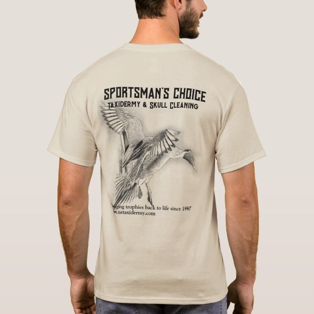 Camiseta Sportsman's Choice Taxidermy Pintail (Reverso)