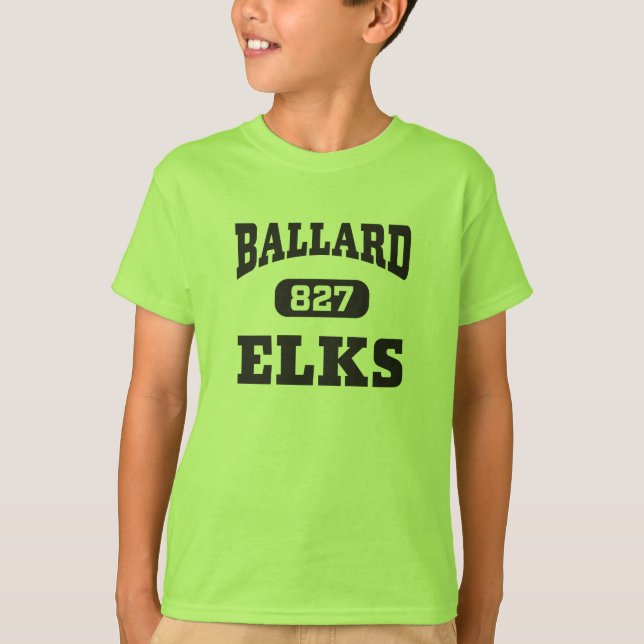 Camiseta Sporty Ballard Elks (Anverso)