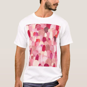 Camiseta Spot Medley: Sueño Textil Rosa-Rojo.