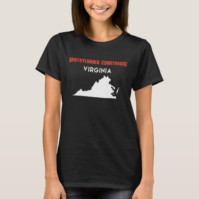 Camiseta Spotsylvania Courthouse Virginia Estados Unidos (Anverso)