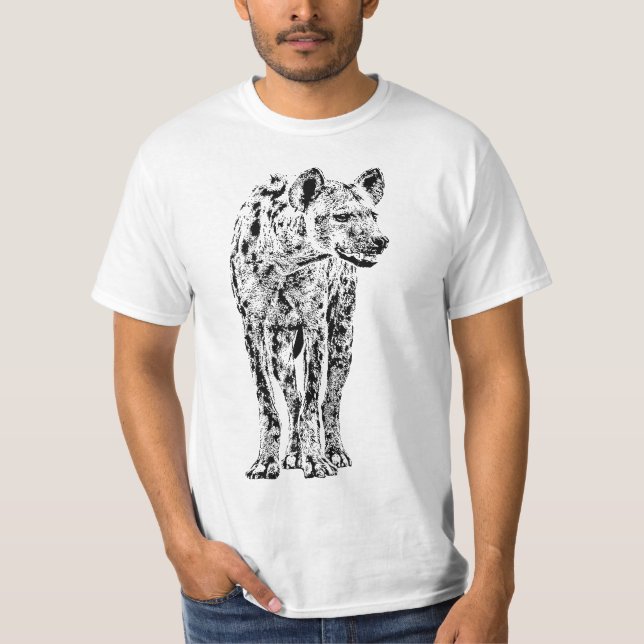 Camiseta Spotted Hyena Wildlife for Hyena Fans  (Anverso)