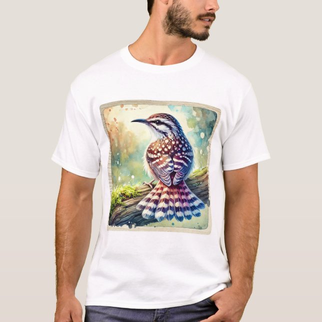 Camiseta Spotted Treecreeper 061024AREF127 - Watercolor (Anverso)