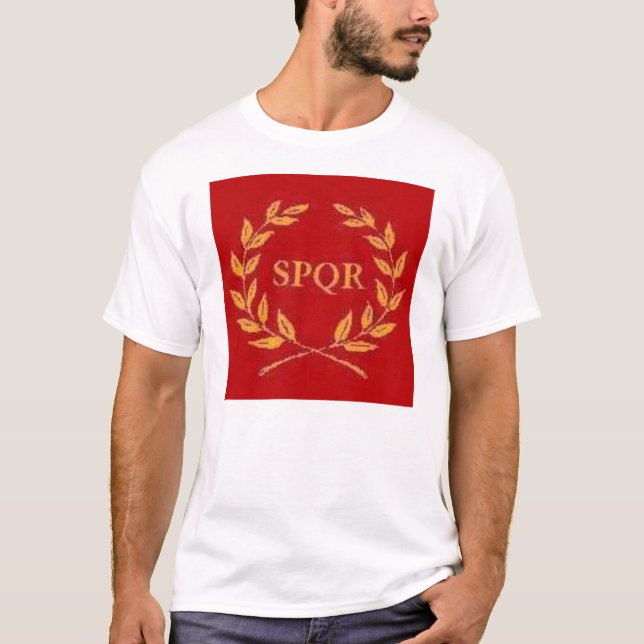 CAMISETA SPQR ROJO (Anverso)