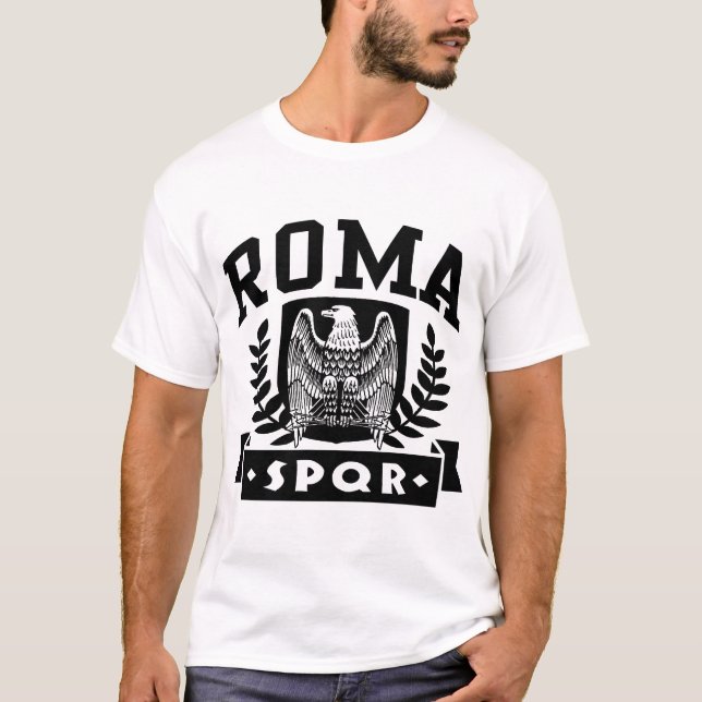 Camiseta SPQR romaní (Anverso)