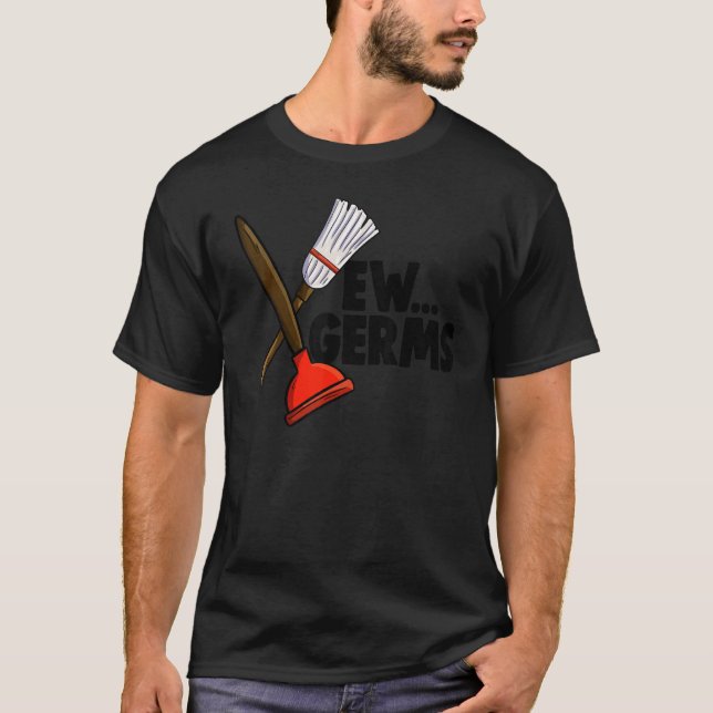 Camiseta Spray de Gérmenes EW Equipo de Limpieza de Mujeres (Anverso)
