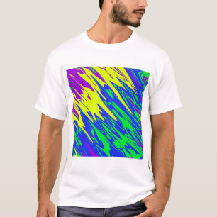 Camiseta Spray Paint Mardi Gras Blue