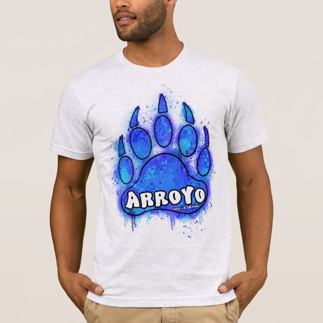 Camiseta Spray paint paw (Anverso)