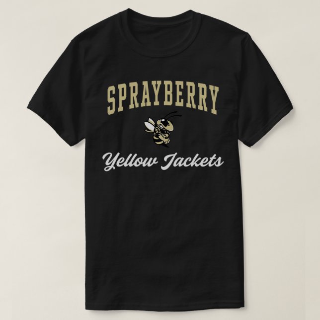 Camiseta Sprayberry High School Yellow Jackets  (Diseño del anverso)