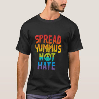 Camiseta Spread Hummus Not Hate Vegan Vegetarian Veggie Rai
