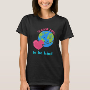 Camiseta Spread Kindness Earth And Heart Ilustracion Stick