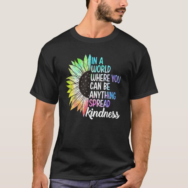 Camiseta Spread Kindness No Bullying Motivational Funny Cho (Anverso)