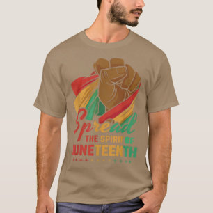 Camiseta Spread The Spirit Of Juneteenth 1865