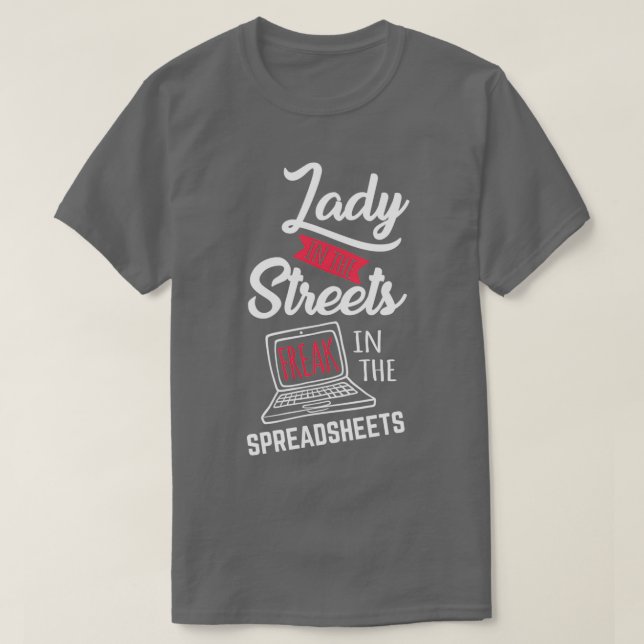 Camiseta Spreadsheet Lover Funny Accountability CPA Contabi (Diseño del anverso)