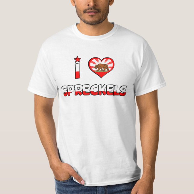 Camiseta Spreckels, CA (Anverso)
