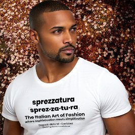 Camiseta SPREZZATURA: EL ARTE ITALIANO DE LA MODA-BlackDeni