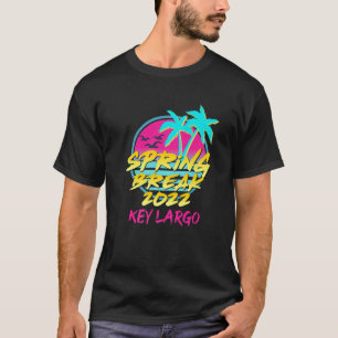 Camiseta Spring Break 2022 Retro 80S 90S Key Largo Family V