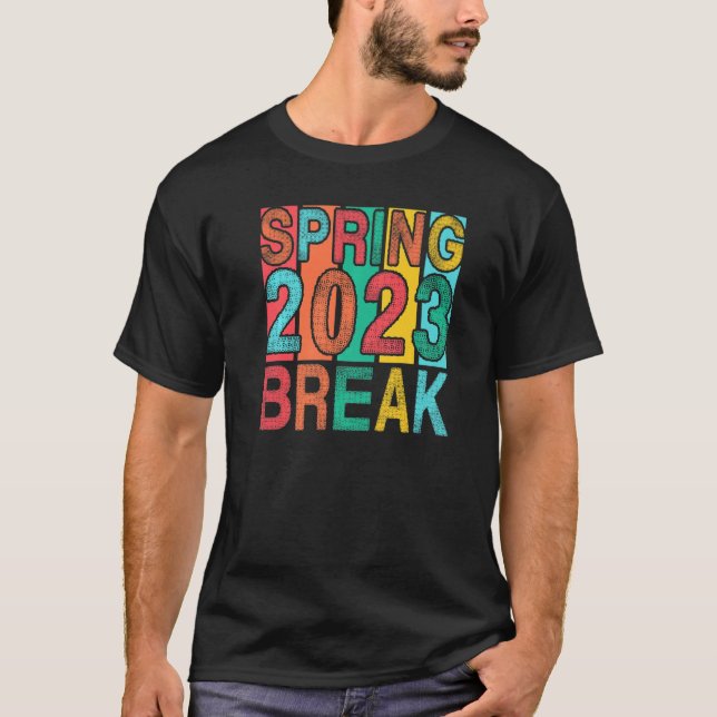 Camiseta Spring Break 2023 Senior Student School Trip Flori (Anverso)