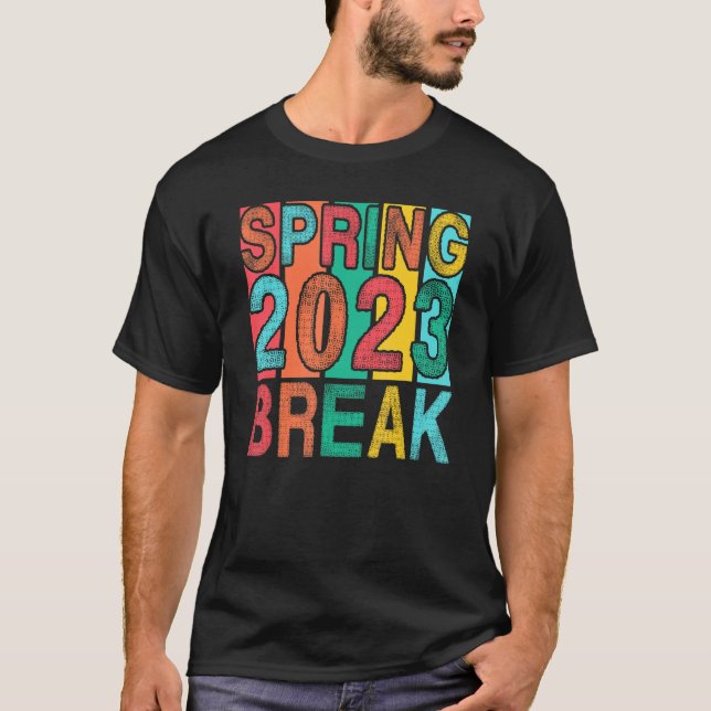 Camiseta Spring Break 2023 Women College Student Florida Be (Anverso)