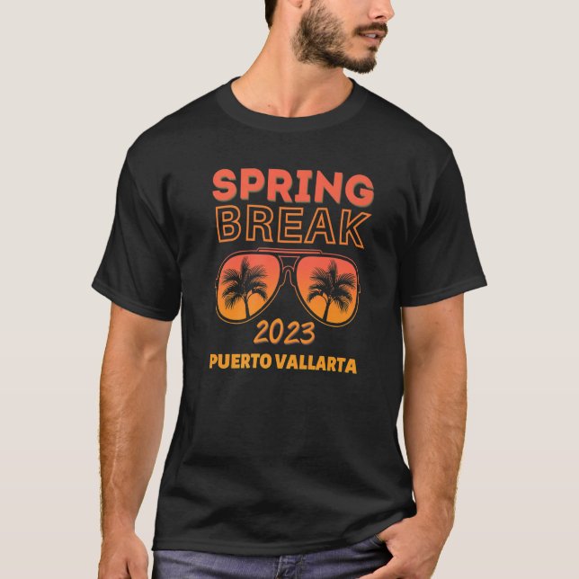 Camiseta Spring Break Puerto Vallarta 2023 Beach Vacay Part (Anverso)
