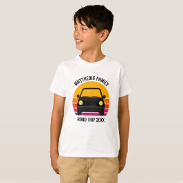 Camiseta Spring Break Road Trip Sunset Custom Kids