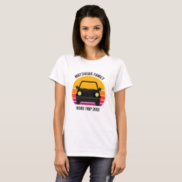 Camiseta Spring Break Road Trip Sunset Custom Women's