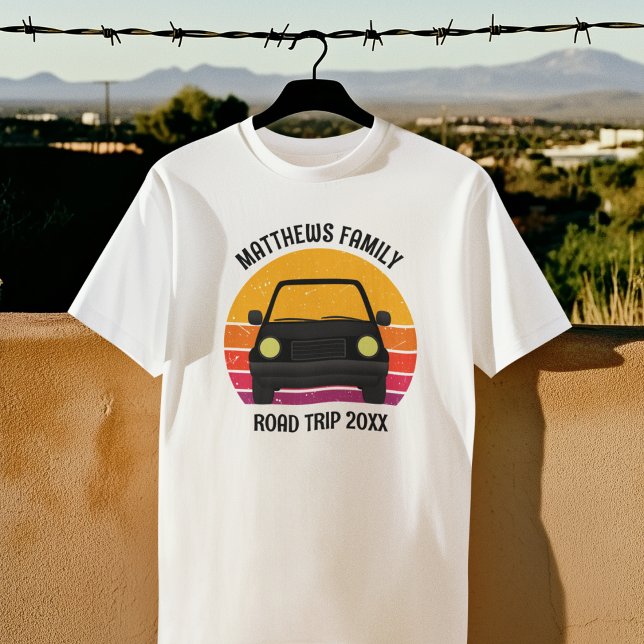 Camiseta Spring Break Road Trip Sunset Customized (Subido por el creador)