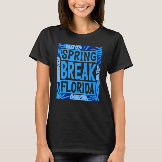 Camiseta Spring Break Senior Class Student School Trip Flor (Anverso)