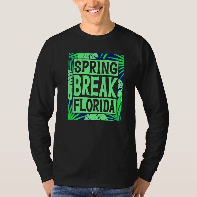 Camiseta Spring Break Senior Class Student School Trip Flor (Anverso)