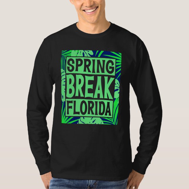 Camiseta Spring Break Senior Class Student School Trip Flor (Anverso)