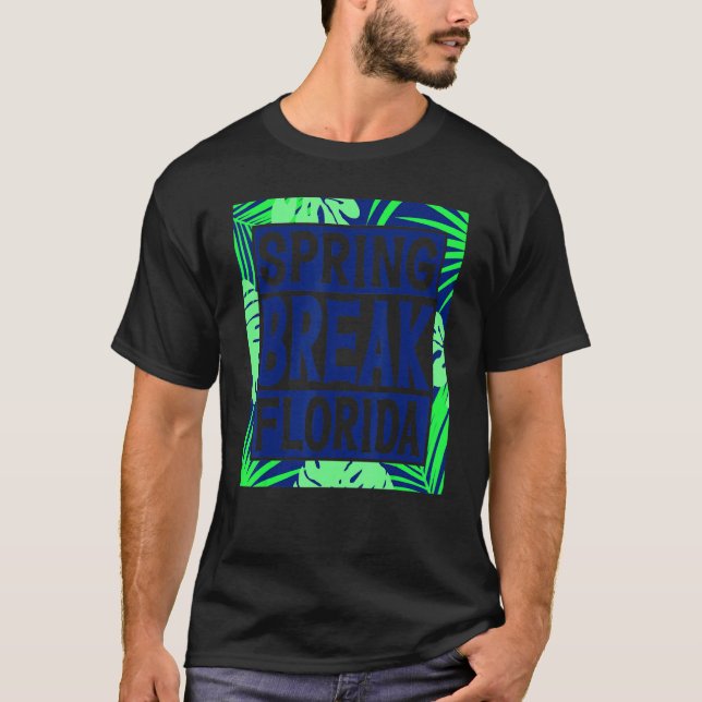 Camiseta Spring Break Senior Class Student School Trip Flor (Anverso)